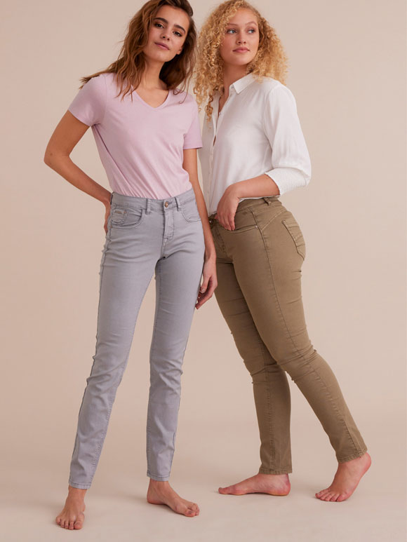 Cream - LotteCR Plain Twill Jeans - coco fit